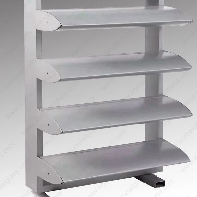 Ventanas de persianas fijas de aluminio
