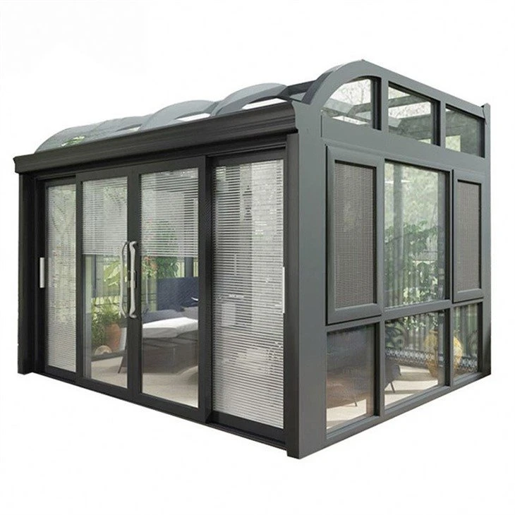 Aluminum Sunroom With Blinds