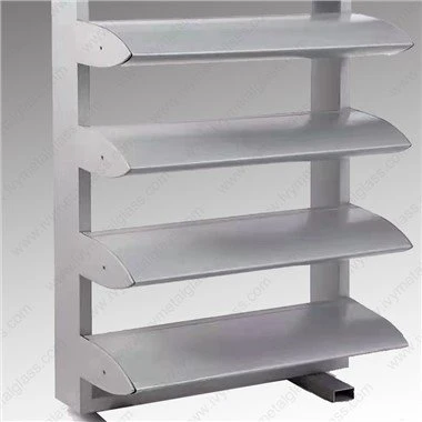 Ventanas de persianas fijas de aluminio
