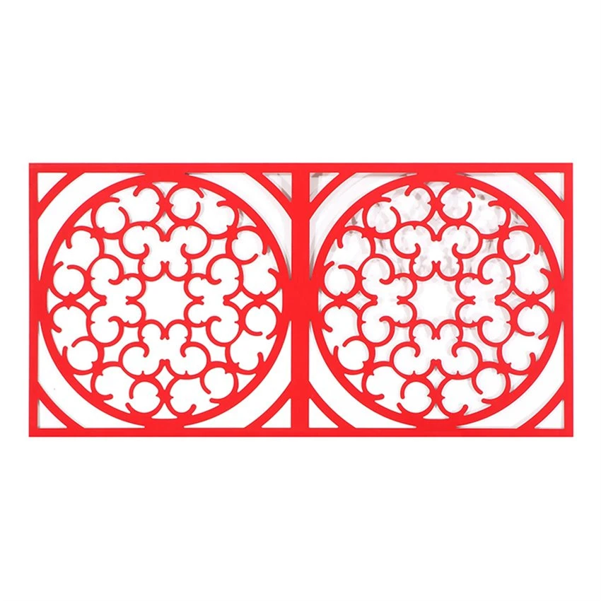 Celosía de aluminio cortada con CNC