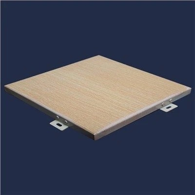 Paneles de aluminio color madera
