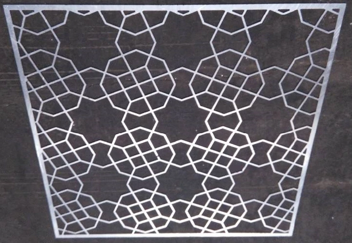 Decoración decorativa de aluminio de la cubierta de la pared