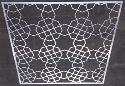 Decoración decorativa de aluminio de la cubierta de la pared