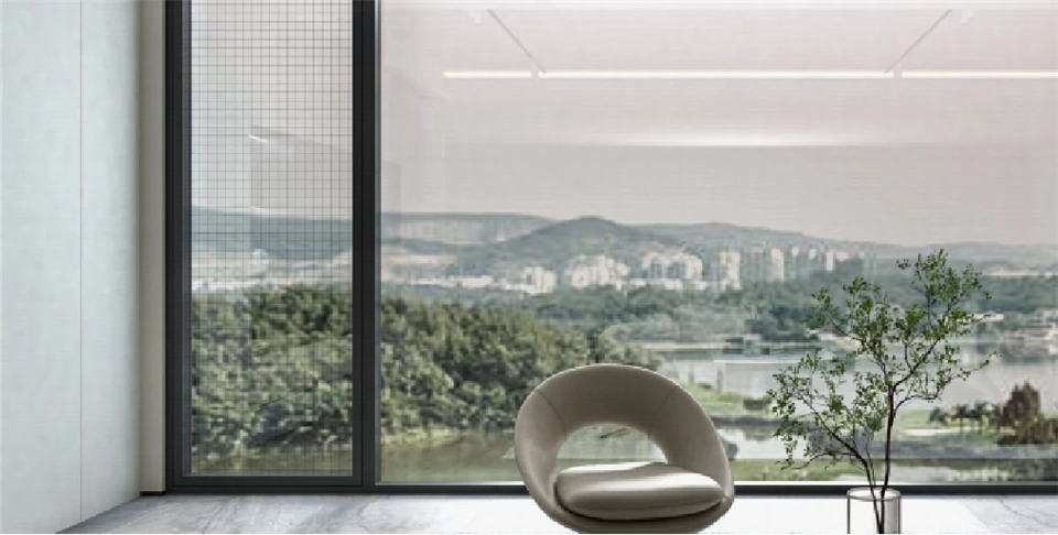 Ventanas abatibles delgadas