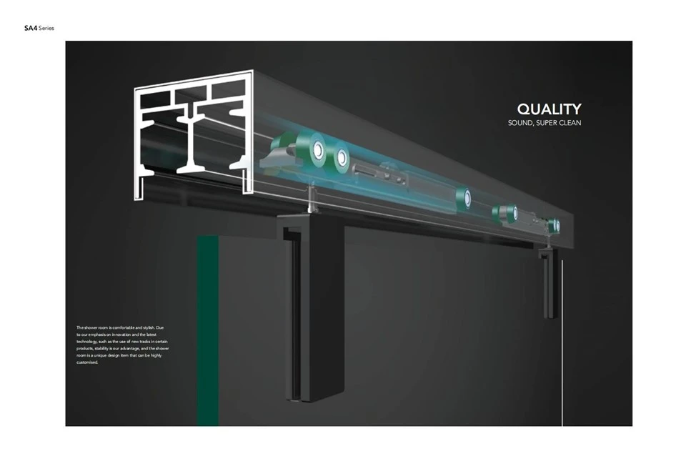 Two Door Sliding Shower Room